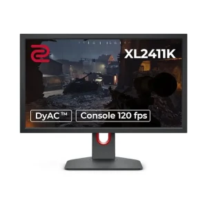 شاشة ألعاب بينكيو زوي  XL2411K بمعدل 144 هرتز فل اتش دي مقاس 24 بوصة ، 0.5 مللي ثانية، 3 منافذ HDMI، 1 منفذ DP، مقبس HP، ضمان 3 سنوات