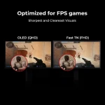 BenQ ZOWIE XL2566X+ eSports Gaming Monitor, 24 inch, 400 Hz, Fast TN, DyAc 2,  XL Setting to Share, 1080p, 3 Years Warranty
