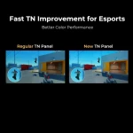 BenQ ZOWIE XL2566X+ eSports Gaming Monitor, 24 inch, 400 Hz, Fast TN, DyAc 2,  XL Setting to Share, 1080p, 3 Years Warranty