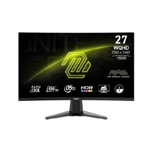 MSI MAG 27CQ6F 27 Inch WQHD Curved Gaming Monitor