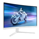 Philips Evnia 27" Curved QHD Gaming Monitor, 180Hz, 1ms, FreeSync Premium, 1500R, 300 nits, White - 27M2C5501