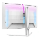 Philips Evnia 27" Curved QHD Gaming Monitor, 180Hz, 1ms, FreeSync Premium, 1500R, 300 nits, White - 27M2C5501