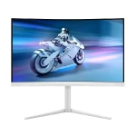 Philips Evnia 27" Curved QHD Gaming Monitor, 180Hz, 1ms, FreeSync Premium, 1500R, 300 nits, White - 27M2C5501