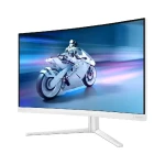 Philips Evnia 27" Curved QHD Gaming Monitor, 180Hz, 1ms, FreeSync Premium, 1500R, 300 nits, White - 27M2C5501