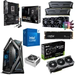 PC Gaming Bundle Intel Ci7-14700K-BOX, Asus Z790-PLUS, RTX 4070 Ti 16GB, 32GB RAM, 2TB SSD, ASUS ROG Hyperion Case+ PSU 1200W, COUGAR AQUA 360 RGB