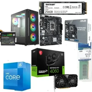Bundle Gaming PC Intel Ci5-12400F RTX 4060