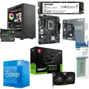 Bundle Gaming PC Intel Ci5-12400F RTX 4060