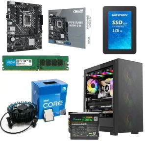 تجميعة كمبيوتر جيمنج انتل كور i5-12400 16GB