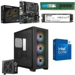 PC Gaming Bundle Intel Ci7-14700, GIGABYTE B760M DS3H Motherboard, 16GB RAM 256GB SSD, Cooler Master Elite 301 Gaming Case + Elite PN700 700W PSU