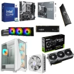 PC Gaming Bundle Intel Ci9-14900K, Asus Z790M Plus Motherboard, RTX 4070 TI 16GB, MSI CORELIQUID, 32GB RAM, 1TB SSD, Gigabyte 850W PSU, Glass Case