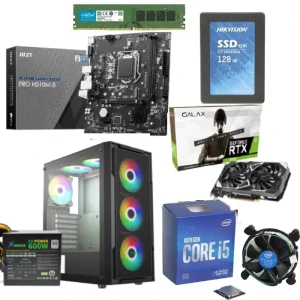 Bundle Gaming PC RTX 3050 6GB Intel Ci5 10400F