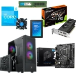 PC Gaming Bundle Intel Ci3-10105F Processor, MSI Pro H510M Motherboard, NVidia GeForce RTX 3050 6GB, 8GB RAM, 128GB SSD, XIGMATEK Case + Z-Power 600W