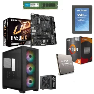 تجميعة كمبيوتر جيمنج AMD Ryzen 5 | 5600GT | 8GB