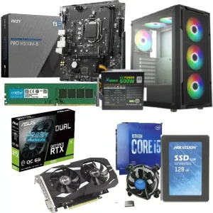 Bundle Gaming PC Intel Ci5 RTX 3050 16GB RAM