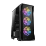 كيسة ألعاب Antec NX360 متوسط الحجم ATX مزود بأربع مراوح ووحدة إمداد طاقة أنتك اتوم  V450