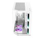 Xander Crystal 7 ARGB Fan Mid Tower White Gaming Case + PSU 850W 80 Plus Bronze