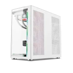 Xander Crystal 7 ARGB Fan Mid Tower White Gaming Case + PSU 850W 80 Plus Bronze