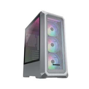 كيسة ألعاب Cougar Archon 2 شبكة RGB لون ابيض برج متوسط مع 3 مراوح ARGB
