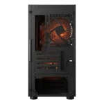 كيسة من COUGAR UNIFACE MINI RGB مع زجاج مقسّى و 3 مراوح ARGB + وحدة إمداد طاقة STC بقوة  600 واط - أسود