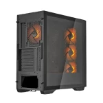 COUGAR UNIFACE RGB with 4 x ARGB Fans Mid Tower Gaming Case - Black