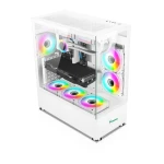 Xander Jupiter 6 ARGB Fan Mid Tower White Gaming Case + Power 850W PSU