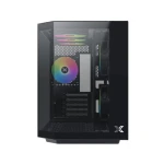 كيسة ألعاب Xigmatek Cubi M مزود ب 3 مراوح RGB Micro Tower باللون الأسود - EN47169