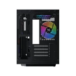 كيسة ألعاب Xigmatek Cubi M مزود ب 3 مراوح RGB Micro Tower باللون الأسود - EN47169