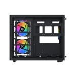 كيسة ألعاب Xigmatek Cubi M مزود ب 3 مراوح RGB Micro Tower باللون الأسود - EN47169
