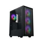 كيسة ألعاب XIGMATEK SKY II متوسطة الحجم بأربع مراوح وإضاءة RGB مع  X-POWER بقوة 600 واط 80 -  EN44328
