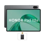 HONOR Pad X8a 4GB RAM 128GB, 11 Inch Tablet Wi-Fi with FREE Flip Cover, 8300mAh, Space Grey