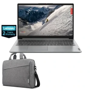 Lenovo IdeaPad 1 15AMN7 Laptop AMD R5 7520U, 8GB RAM 512GB SSD, AMD Radeon 610M, 15.6-inch FHD, Win11 Cluod Grey + Bag, 2 Years Warranty - 82VG00MMED