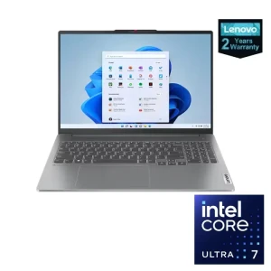 Lenovo IdeaPad Pro 5 16IMH9 Laptop, Intel Core Ultra 7 155H, 16GB RAM, 512GB SSD, RTX 3050 6GB, 16-inch 2K OLED 120Hz, Win11, Grey - 83D40031ED