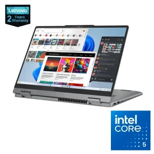 لاب توب لينوفو ايديا باد 5 2 في 1 14IRU9، انتل كور 5 120U ، رام 8 جيجا، و 512 جيجا SSD، رسومات انتل، شاشة لمس WUXGA مقاس 14 بوصة، win11، رمادي + قلم