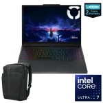 Lenovo Legion 5 15IAX10 Gaming Laptop, Intel Core Ultra 7 255HX, 32GB RAM, 1TB SSD, RTX 5060 8GB, 15.1" WQXGA, 165Hz, Win11 Black, 2 Years, 83F00045ED