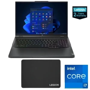 Lenovo Legion Pro 5 16IRX9 Gaming Laptop Intel Ci7-14650HX 16GB RAM 1TB SSD RTX 4060 8GB, 16" WQXGA 240Hz, DOS, Grey + MousePad - 2Years - 83DF00KFED