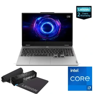 لابتوب الألعاب لينوفو LOQ 15IRX10، انتل  Ci7-14700HX، رام 24 جيجا، 512 جيجا SSD، رسومات RTX 5050 سعة 8 جيجا، شاشة 15.6” بتردد 144 هرتز، Win11، رمادي