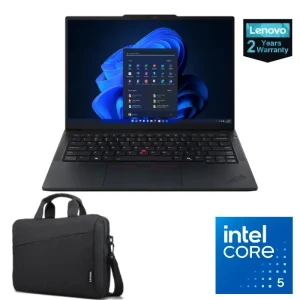 Lenovo ThinkPad E14 Gen 7 Laptop, Intel Core 5 210H, 16GB RAM, 512GB SSD, 14-inch WUXGA 60Hz, Intel Graphics, FREE DOS - Black + Bag - 21T9002XED