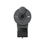 Logitech Brio 300 FHD Webcam 1080p with auto light correction, noise-reducing mic, and USB-C - 960-001436 – Graphite