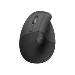 Logitech Lift Vertical Ergonomic Mouse, Wireless, Bluetooth, 4 buttons - Graphite