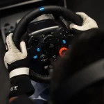 لوجيتك عجلة قيادة سباق G29 Driving Force لجهاز بلاي ستيشن PS5 / PS4 والكمبيوتر باللون الأسود - 941-000112