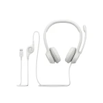 Logitech H390 USB Computer Headset Off-white - 981-001286