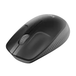 Logitech M190 Full Size Wireless Mouse Curved Design  Charcoal