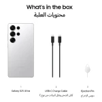 Samsung Galaxy S25 Ultra 5G Dual SIM 6.9 AMOLED, 512GB 12GB RAM 5000 mAh - Titanium Grey