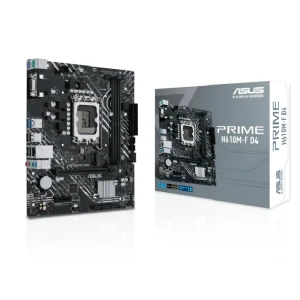 ASUS PRIME H610M-F D4 R2.0 LGA Motherboard– PCIe 4.0 – -USB 5Gbps Ports - 90MB1H70-M0EAY0