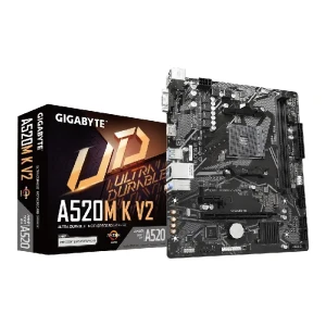 لوحة أم GIGABYTE A520M K V2 بمقبس AM4 DDR4 فائقة المتانة