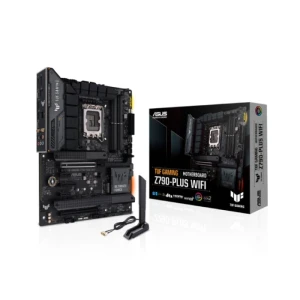 Asus TUF Gaming Z790-PLUS WIFI Intel Z790 LGA1700 ATX Motherboard with DDR5, PCIe 4.0, M.2 Slot - 90MB1D80-M1EAY0