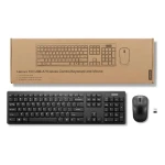 Lenovo 100 USB-A Wireless Combo Keyboard and Mouse Arabic – Black - GX30S99500