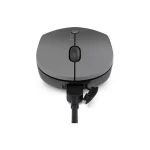 Lenovo Go Multi-Device Wireless Mouse, 2.4GHz Nano USB-C Receiver, Bluetooth, Storm Grey - GY51C21211