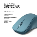 Lenovo Yoga Pro Bluetooth Mouse, Silent Rechargeable USB-C - GY51P14335 – Blue