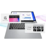 لابتوب ام اس اي  مودرن  14 F13MG 041XEG، معالج انتل  Ci7-1355U، رام 8 جيجا، 512 جيجا SSD، رسومات Intel Iris Xe، شاشة 14 بوصة، 60 هرتز، DOS، فضي